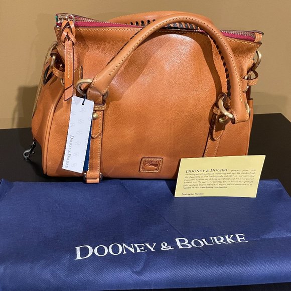 DOONEY & BOURKE Florentine Satchel NATURAL * BRAND NEW TAGS included*